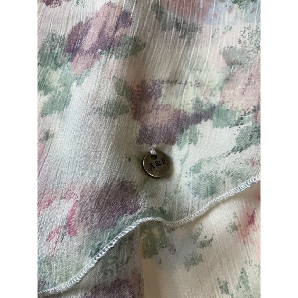 Abercrombie & Fitch Floral Sleeveless Strappy Sheer Flowy Top - Picture 2 of 5